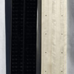 Two back country skis 175 cm length 11 cm width, face and back.