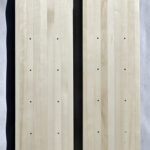 Two back country skis 175 cm length 15 cm width.